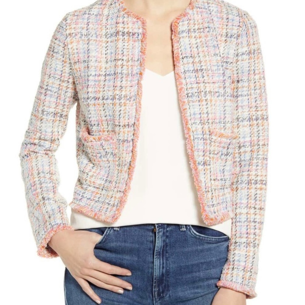 BB Dakota Tweed Cropped Jacket